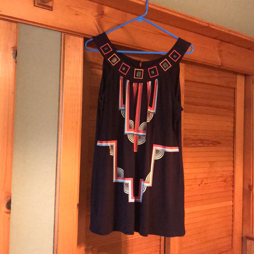 Tunic Top With Bright Colors